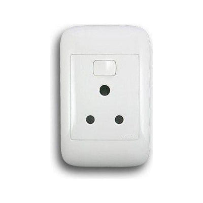 Onesto Single Plug 2X4 White