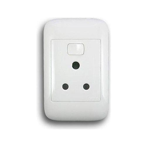 Onesto Single Plug 2X4 White