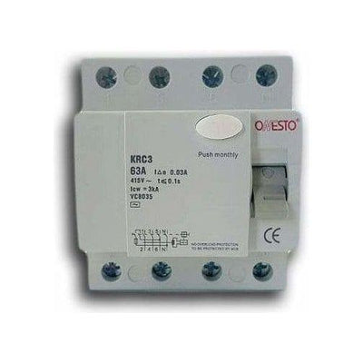 Onesto Din Earth Leakage 3P 63A