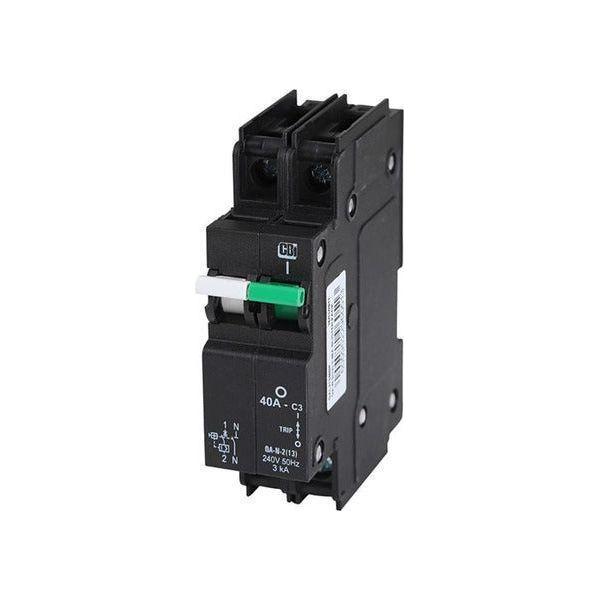CBI Circuit Breaker 1 Pole + N 3kA 30A