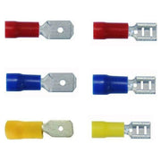 Insulated Fem Crimp Terminals Blue-100PK