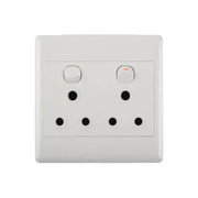 Redisson 4x4 Double Wall Plug White