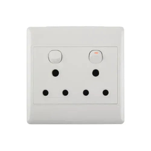 Redisson 4x4 Double Wall Plug White