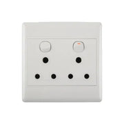 Redisson 4x4 Double Wall Plug White