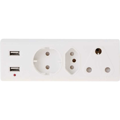 Redisson USB Multi-Plug Adapter - 3 Way