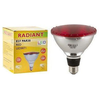 Radiant LED PAR38 8W RED
