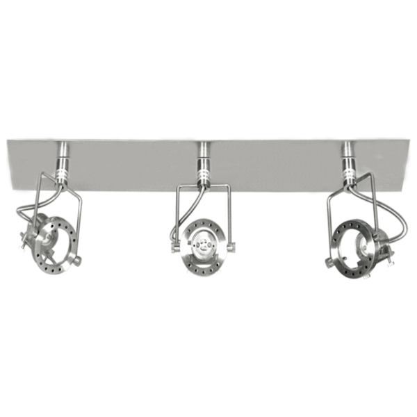 3 Light Chrome Tiltable Spot Light