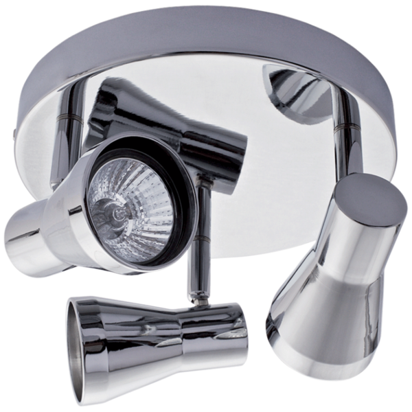 Polished Chrome Spot Light 3 Light