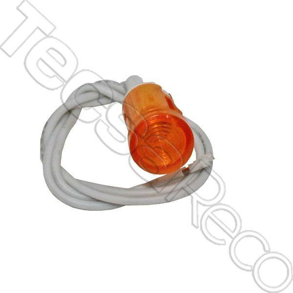 Neon Indicator Round - Amber