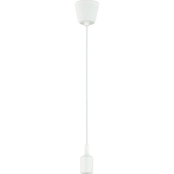 Ausma Pendant with E27 Lampholder White