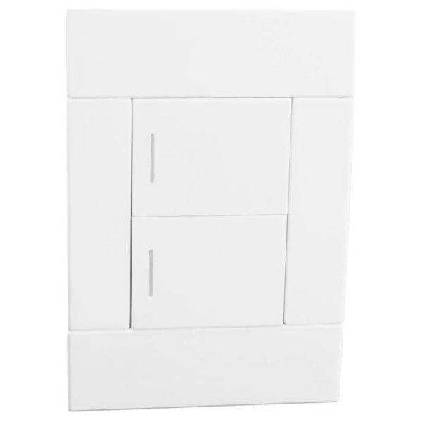 Veti 2 2 Lever 2 Way Light Switch White