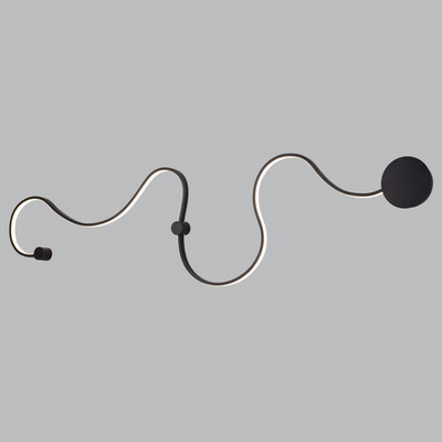 Led Black Aluminium Wall Light 40W 4000K