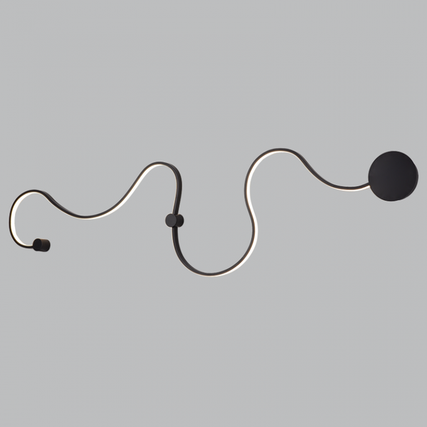 Led Black Aluminium Wall Light 40W 4000K