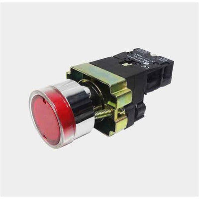 22mm Red Illuminated Pushbutton