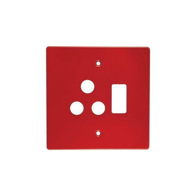 Crabtree Dedicated Sin Plug Cov 4X4 Red
