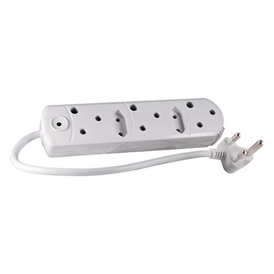 Crabtree 5 Way Multiplug Unswitched 3MTR