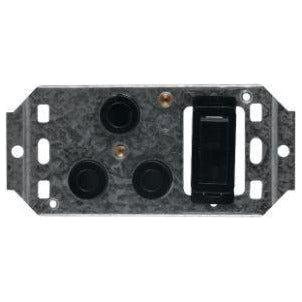 Crabtree Dedicated Plug 4X2 Black