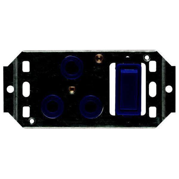 Crabtree Dedicated Plug 4X2 Blue