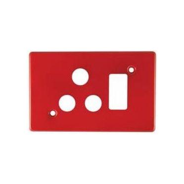 Crabtree Dedicated Plug Cover 4X2 Red