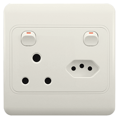 Lear Combination Plug 4X4 White