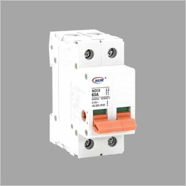 NUR Din Switch Disconnector 2P 63A