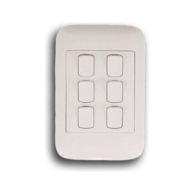 Onesto 6 Lever Light Switch