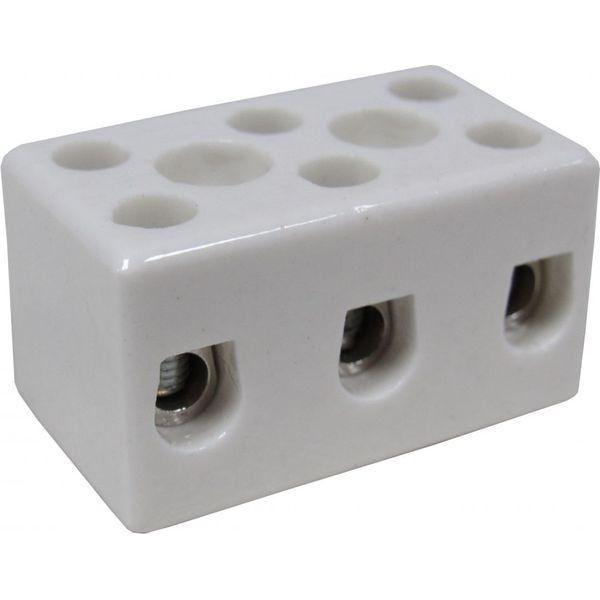Porcelain Strip Connector 16A 3 Way