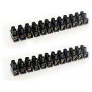 218830A Black 12 Way Strip Connector