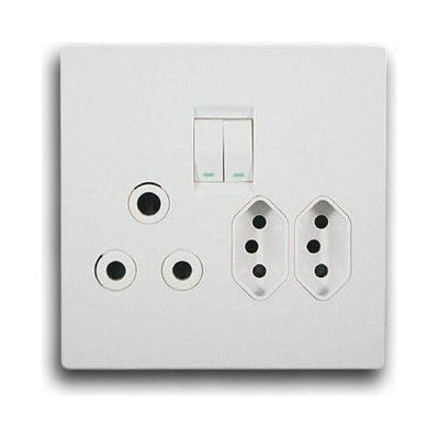 Topaz Combination Plug 4X4 White
