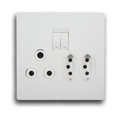 Topaz Combination Plug 4X4 White