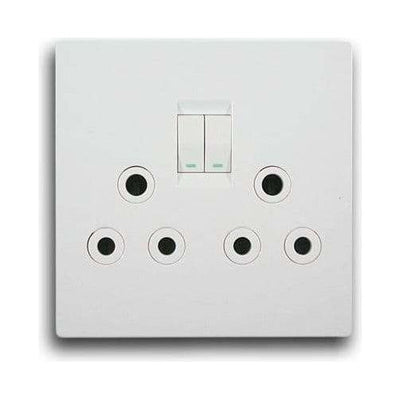 Topaz Double Plug 4X4 White