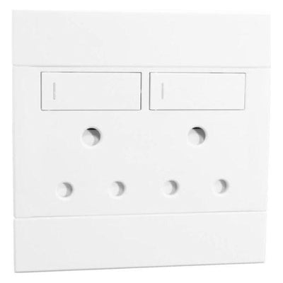 Veti 2 Double Plug 4X4 White