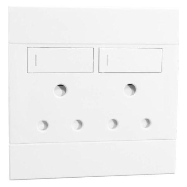 Veti 2 Double Plug 4X4 White